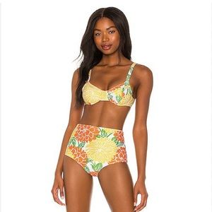 Faithfull the Brand Mariposa Bikini Set XS NWT